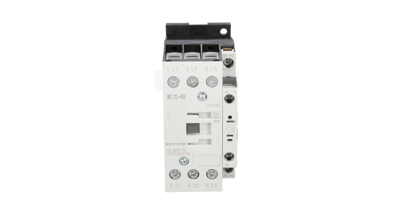 Eaton | DILM25-10(RDC24) | Contattore di potenza 1NO 11kW/400V,DC DILM25-10 (RDC24) - Magnete contattore 25A 24 ... 27 VDC D... | 277146 | Contatore per corrente alternata