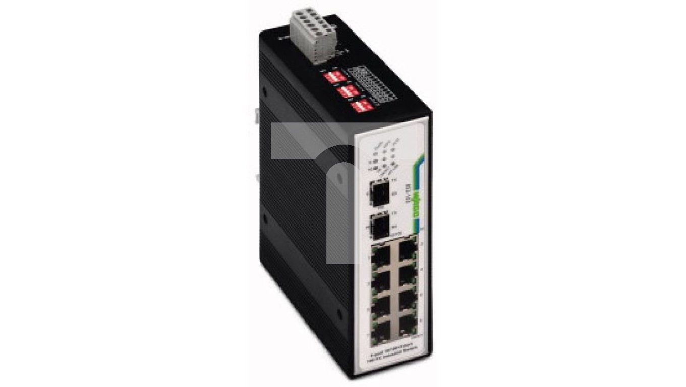 Switch przemysłowy 8 portów 100BASETX/2 sloty 100BASEFX 852-103/040-000