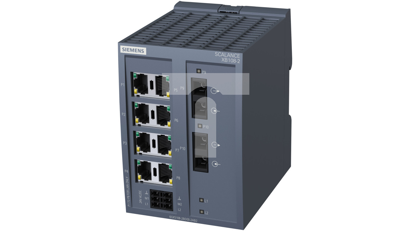 Switch przemysłowy SCALANCE XB1082 8x10/100 Mbit/s RJ45, 2x100 Mbit/s