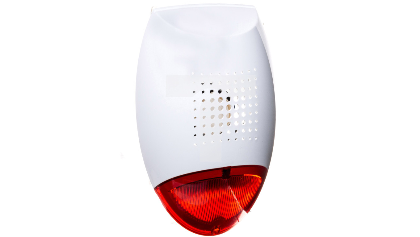 Sygnalizator optyczno-akustyczny, zewnętrzny, z czerwonym światłem LED SP-500 R