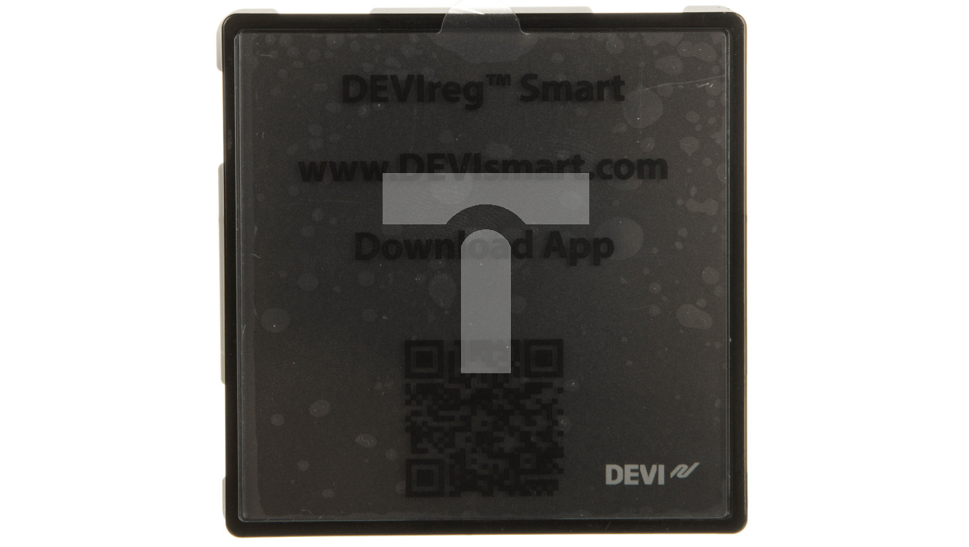 Termostat dotykowy DEVIreg Smart 240V 16A 5-45C IP21 czarny 140F1143
