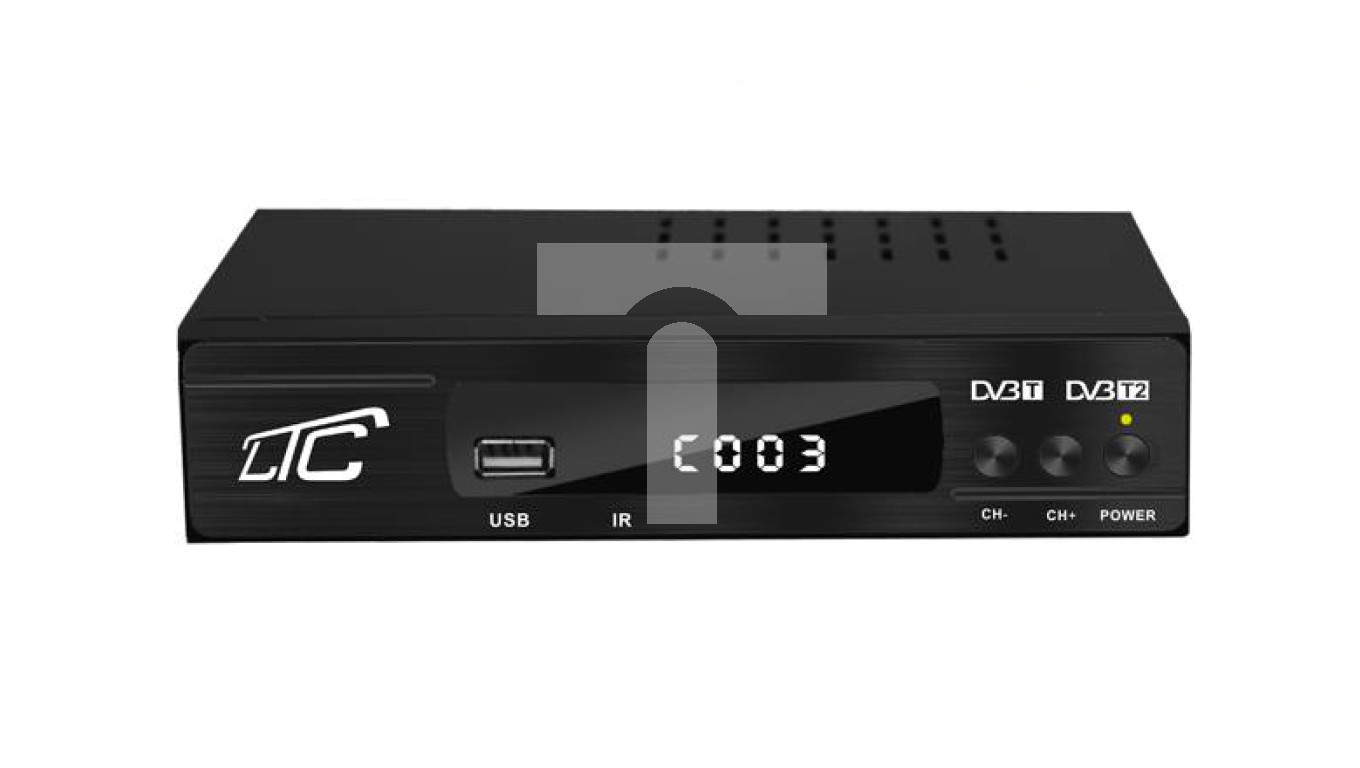 Tuner cyfrowy DVB-T2 HEVC H.265 dekoder telewizji naziemniej LTC DVB201