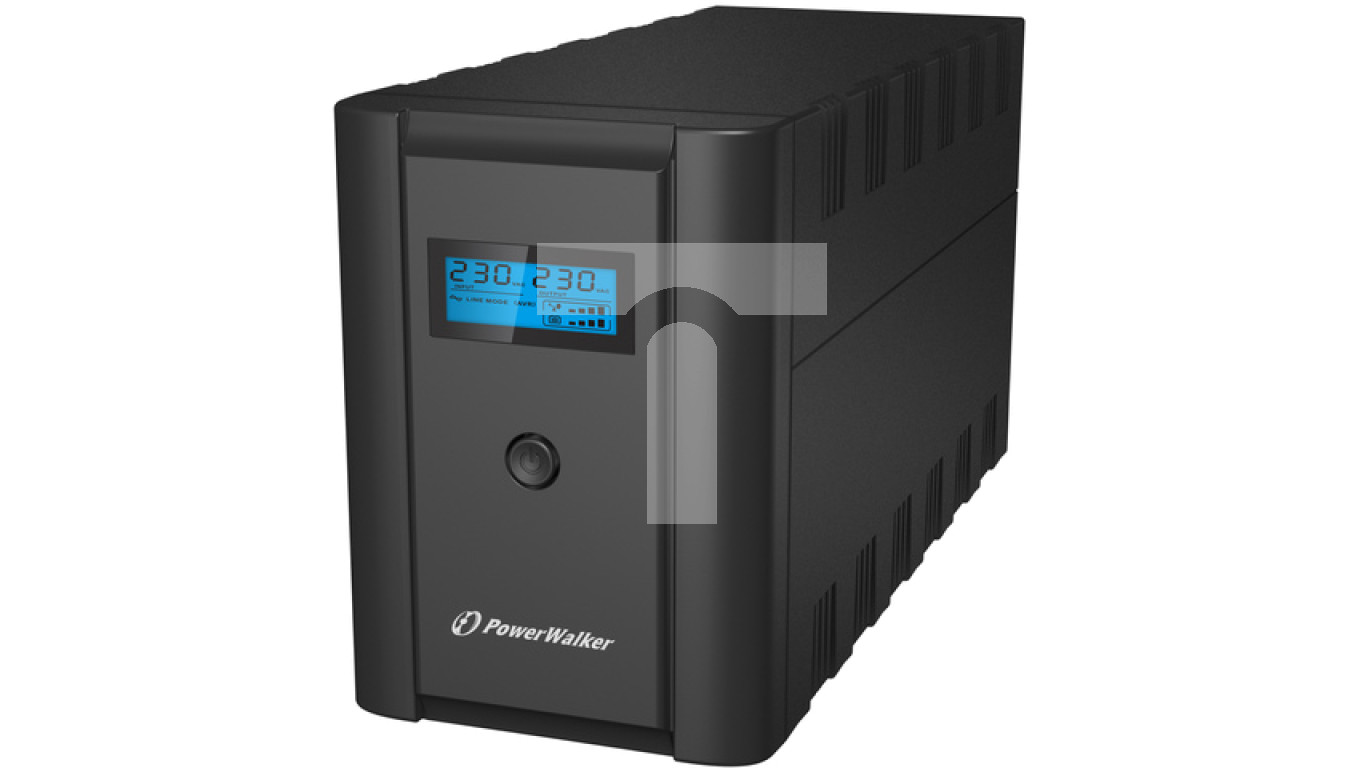 UPS POWER WALKER LINE-INTERACTIVE 2200VA 2x230V PL + 2xIEC OUT, RJ11/RJ45 IN/OUT, USB, LCD VI 2200 LCD