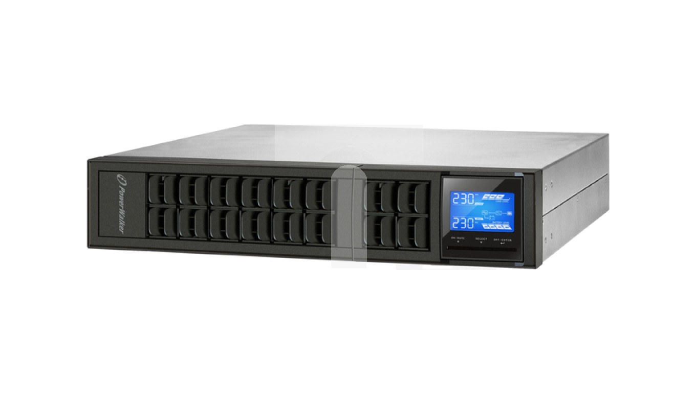 UPS POWERWALKER online 2000VA 4x IEC OUT USB/RS-232 LCD RACK 19/TOWER VFI 2000 CRM LCD