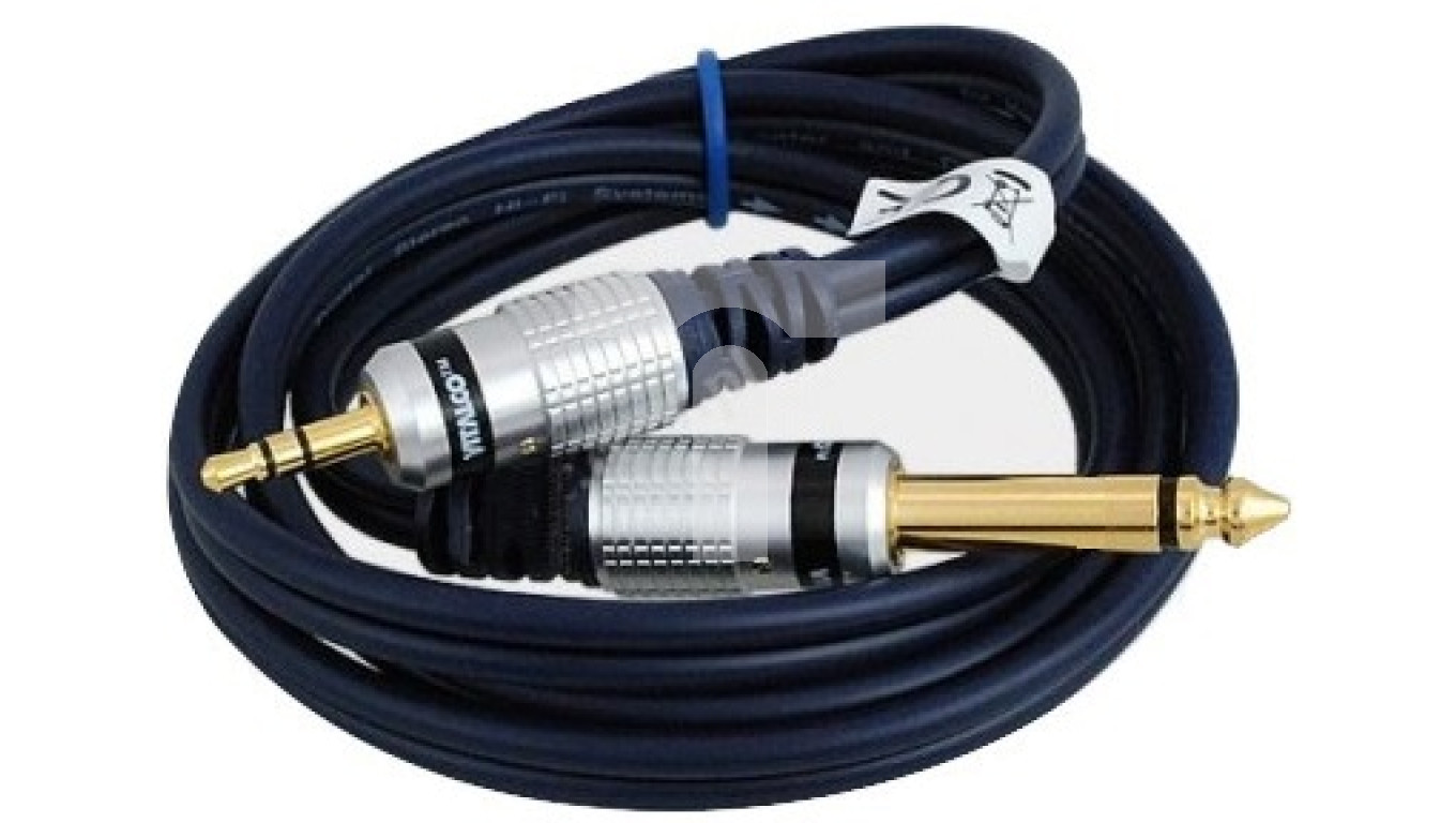 VITALCO MK67 Kabel Audio mini Jack 3,5mm Stereo (wtyk) / Jack 6,3mm