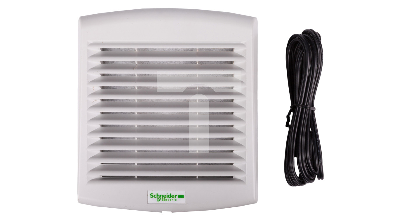 Ventilatore Con Filtro Schneider Electric 85 M3/h - 230V, Colore RAL7035, Per Elettrodomestici