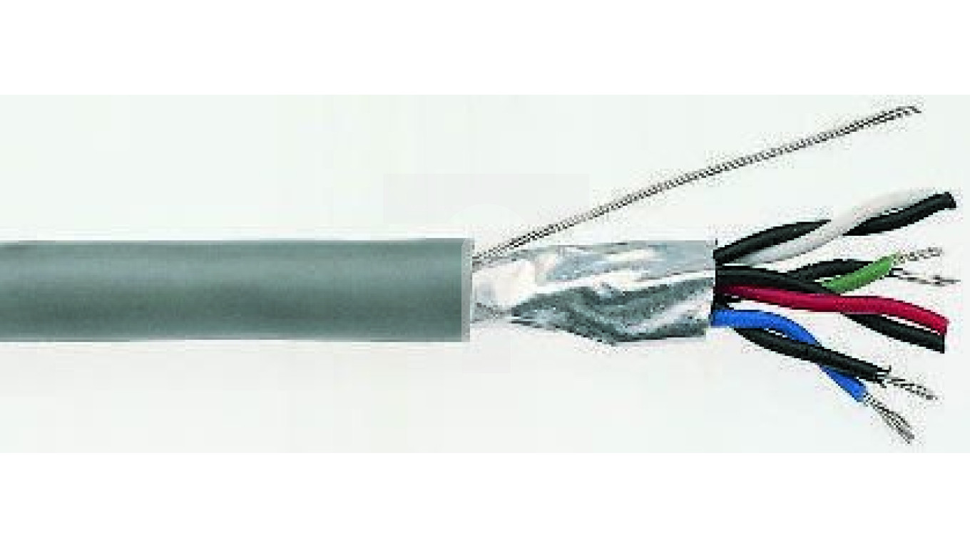 Wieloparowy kabel przemysłowy, 6 -parowy , 24 AWG AWG , izolacja LSZH ...