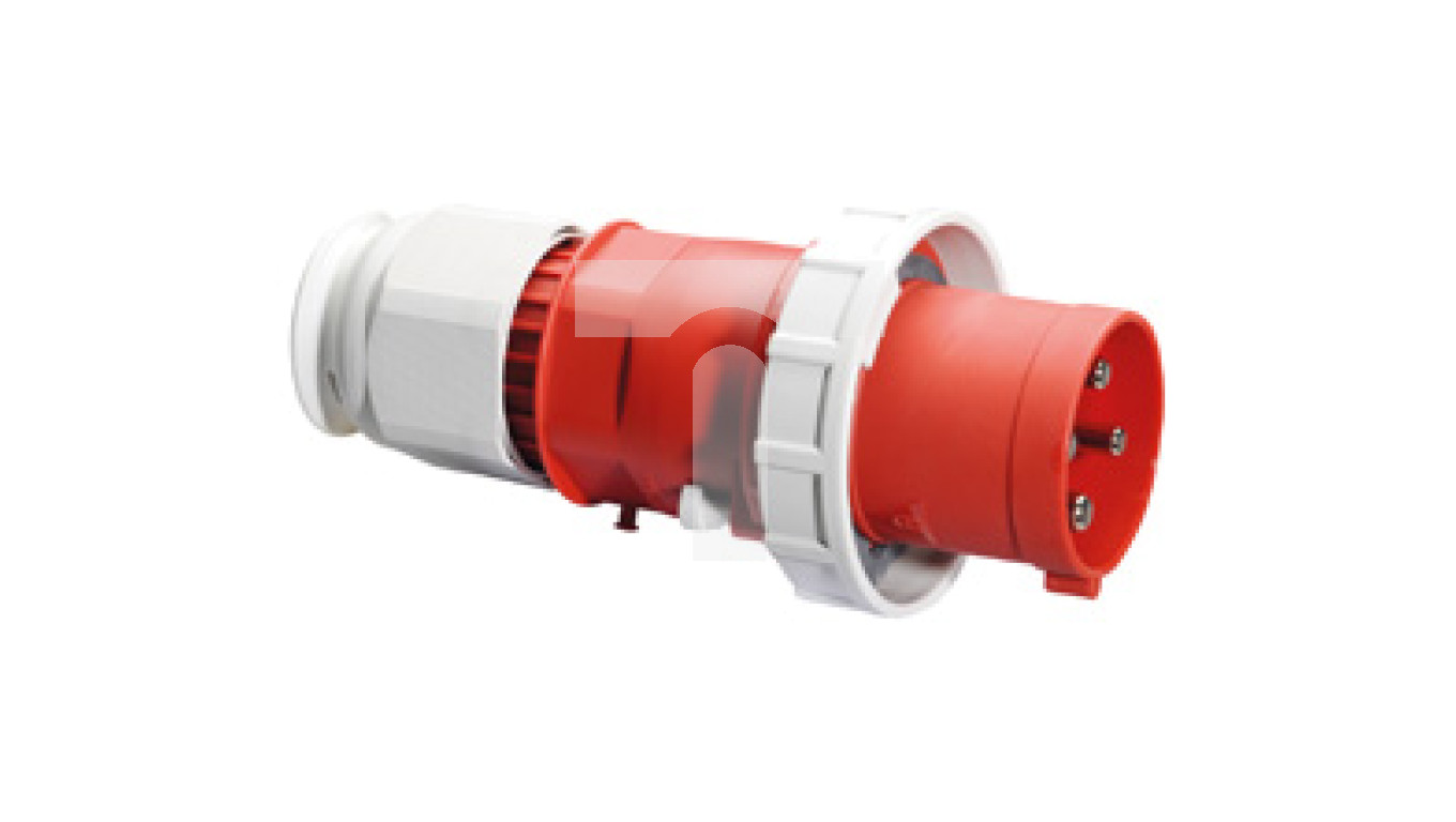 Wtyczka TE z zintegrowanym zadławieniem MULTIGRIP 125A 4p 400V 6h IP67