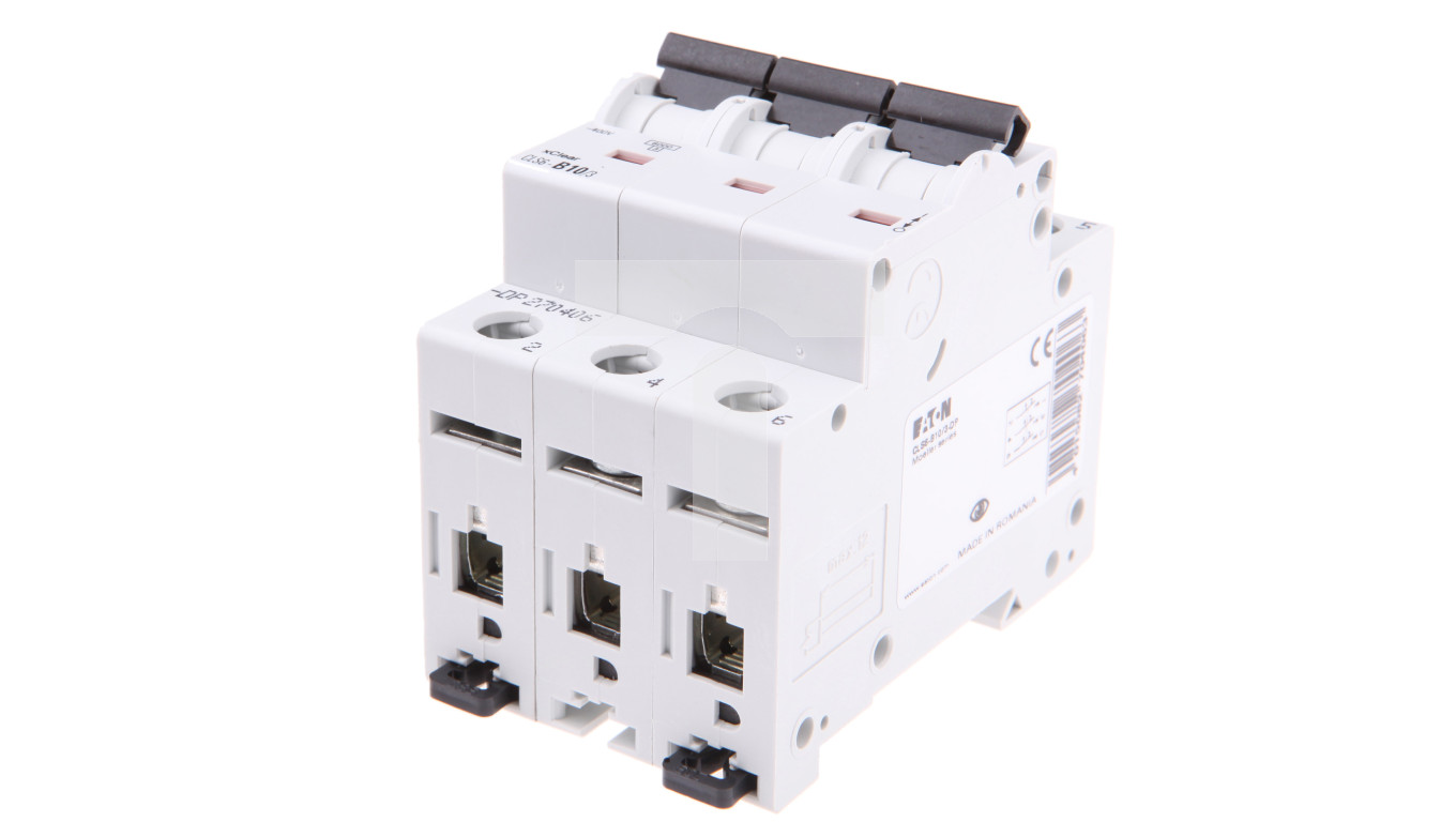 Wyłącznik nadprądowy 3P B 10A 6kA AC CLS6-B10/3-DP 270406 – EATON | TIM SA