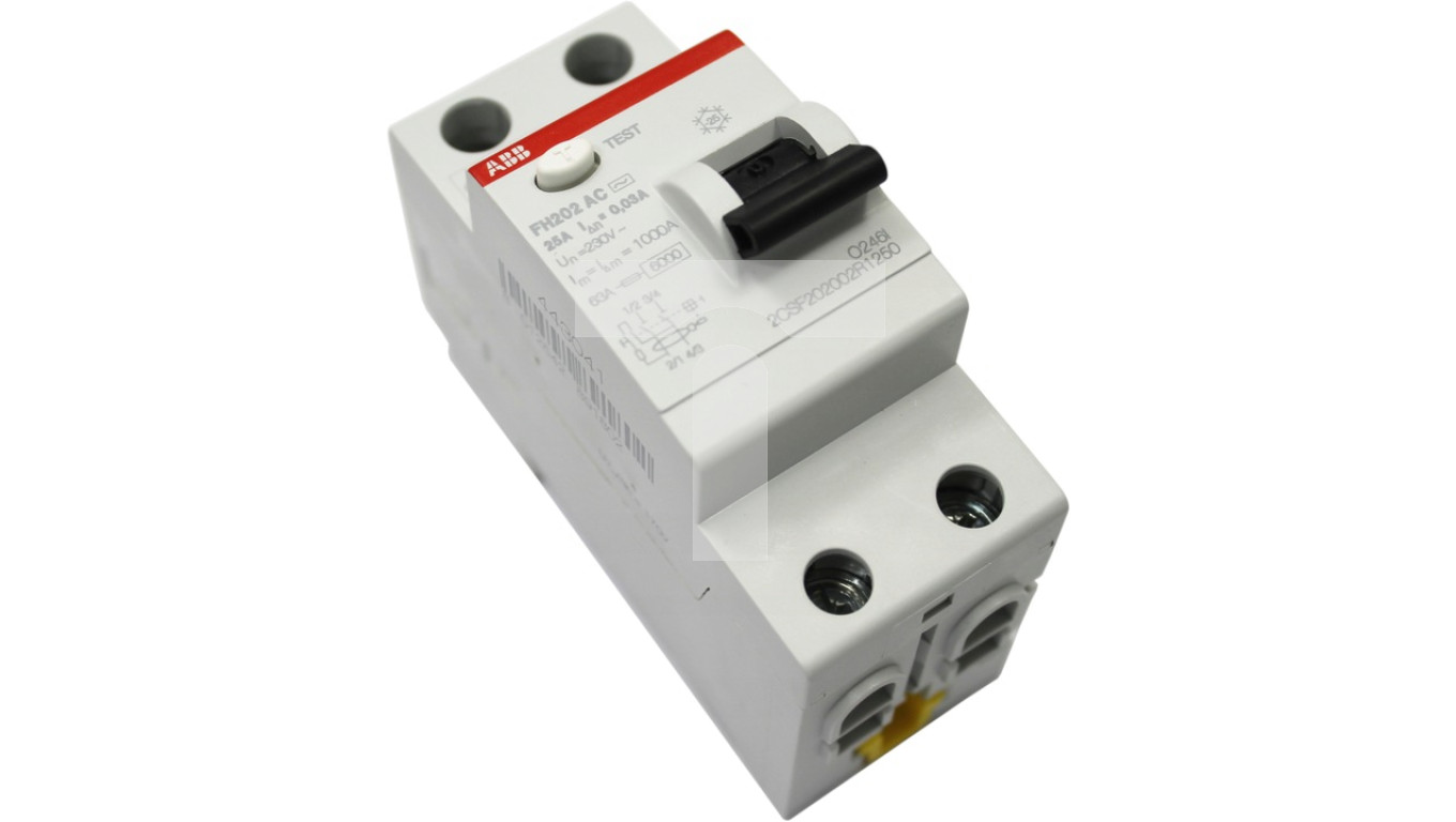 Wyłącznik różnicowoprądowy ABB 2P 40A 30mA typ AC ABB FH202 1F ...