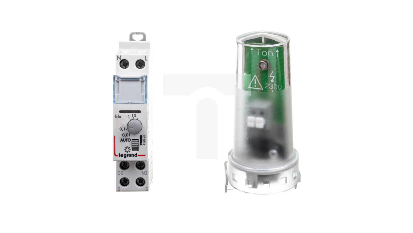 Wyłącznik zmierzchowy 1-funkcja 16A 1-100000lx z fotokomórką IP65 WZ301 ...