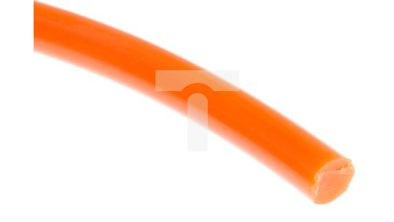 Zaokrąglony pas poliuretanowy, Pomarańczowy, śr.: 8mm, dł. 5m, obc.: 2.77kg