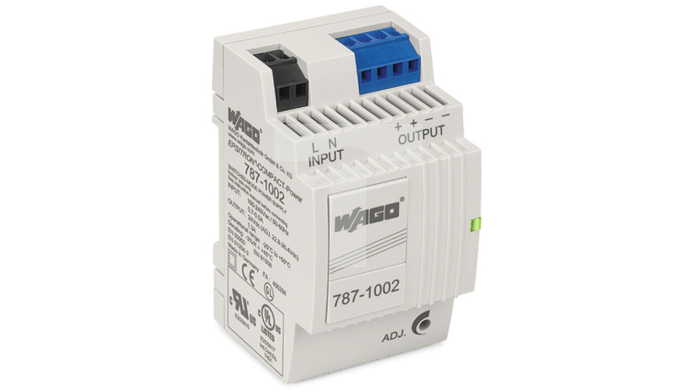 Buy WAGO EPSITRON® PRO POWER 787-818 Rail Mounted PSU  DIN  24 V DC 3 A 72 W No Of Outputs 1 X Content 1 Pc S 518974