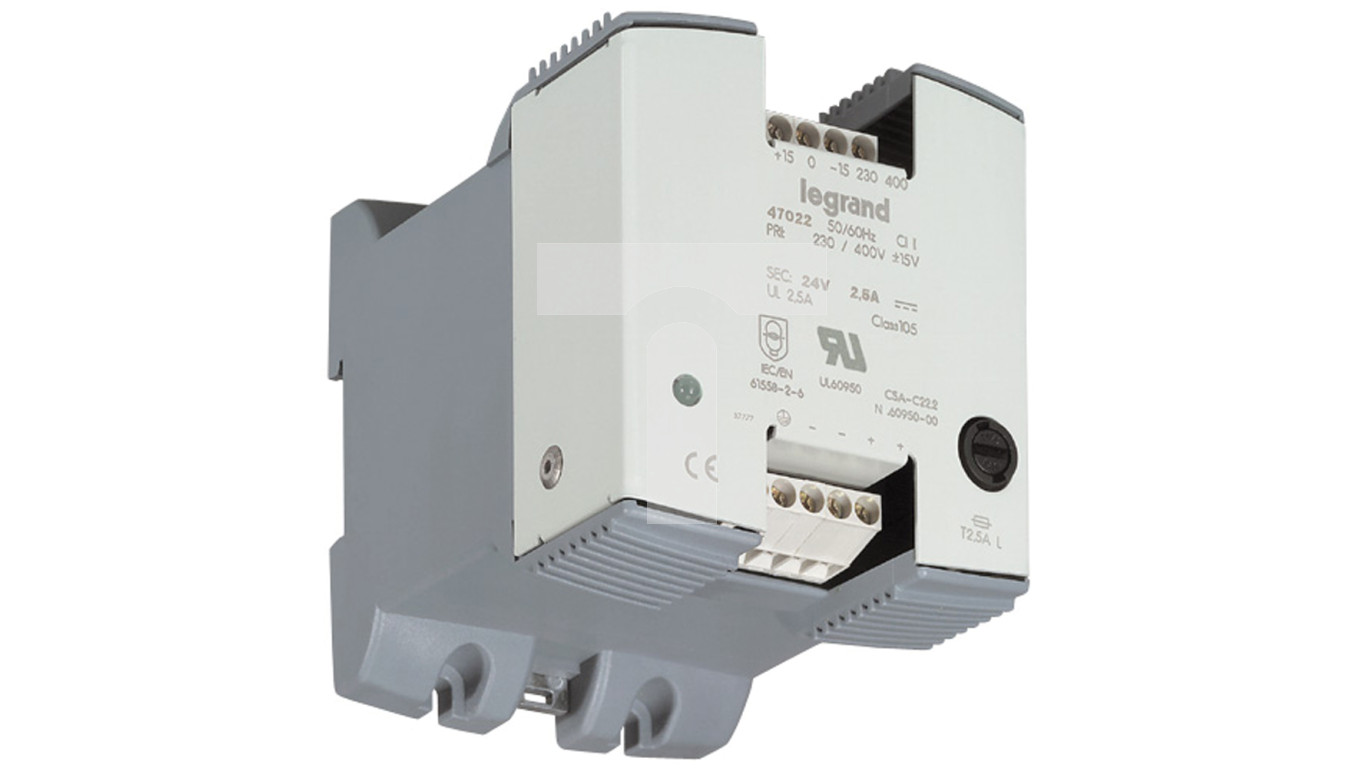 Alimentation Secteur LEGRAND 42981 - Transformateur 230/400V Vers 24VCC 5A, Occasion Fonctionnel
