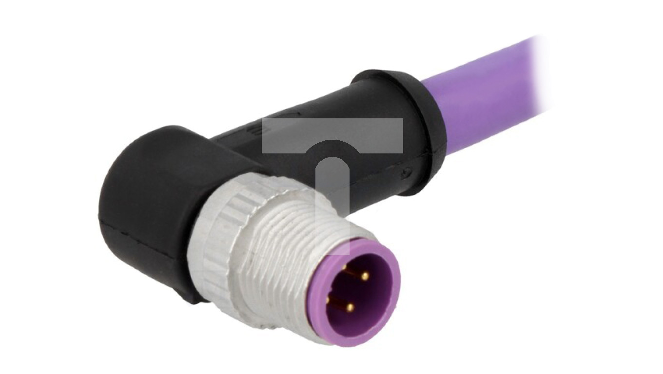 M12 male angled connector 1m 4pin 21349000486010 /T2UK