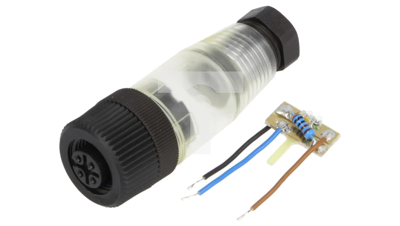 Złącze żeńskie M12 4-pin na przewód SDOGH042PLSFKPG – IFM ELECTRONIC ...