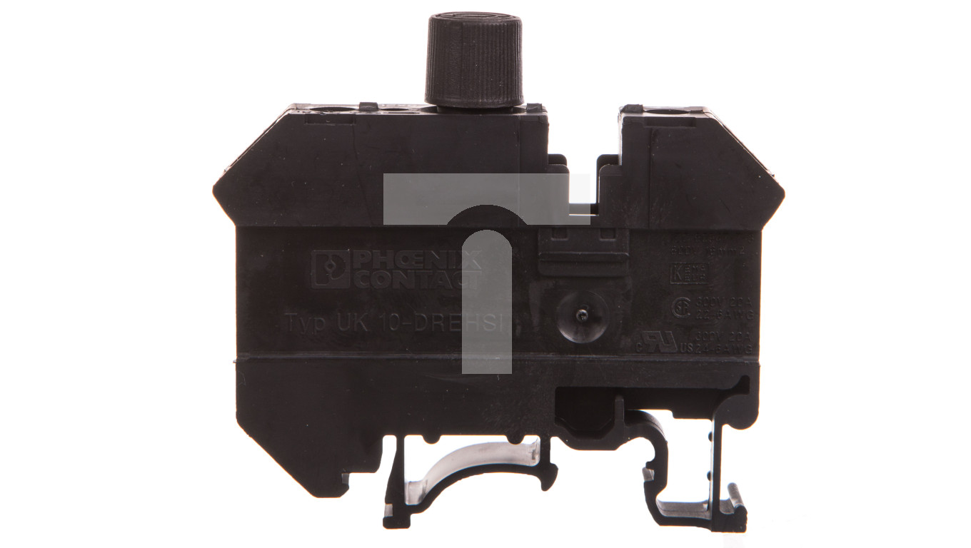 Złączka bezpiecznikowa 16mm2 czarna 10A G 5x20 UK10-DREHSI 5x20 3005109