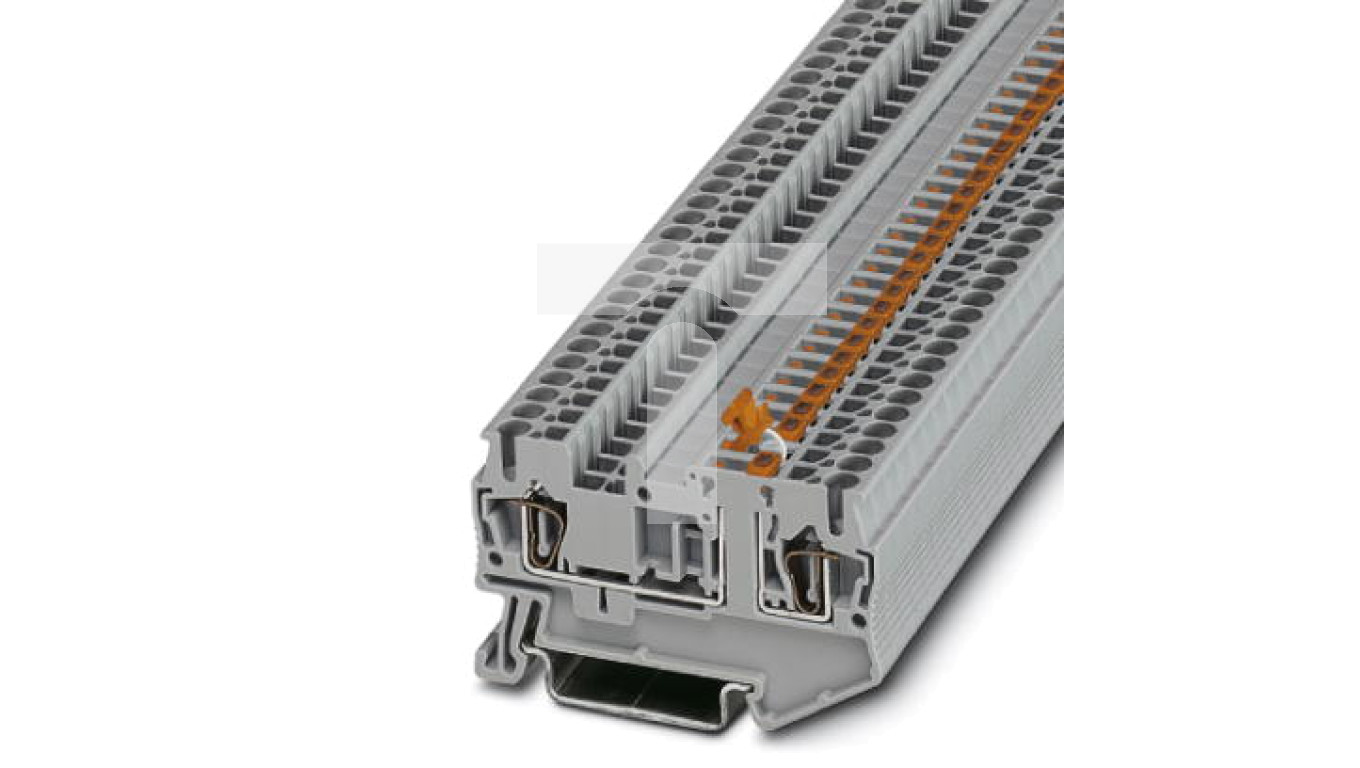 Złączka przelotowa 2przewodowa z odłącznikiem nożowym 0,084mm2 szara