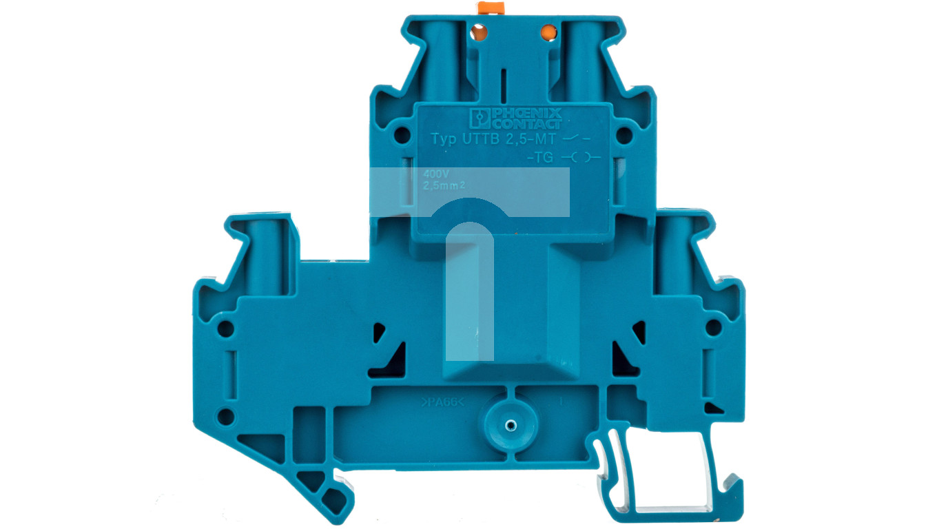 Złączka przelotowa 4-przewodowa z odłącznikiem nożowym 2,5mm2 niebieska ...