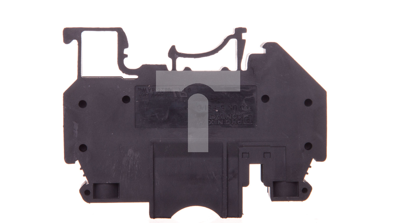 Z czka Szynowa 2 przewodowa 0 2 6mm2 Czarna UK 6 FSI C 3118203 