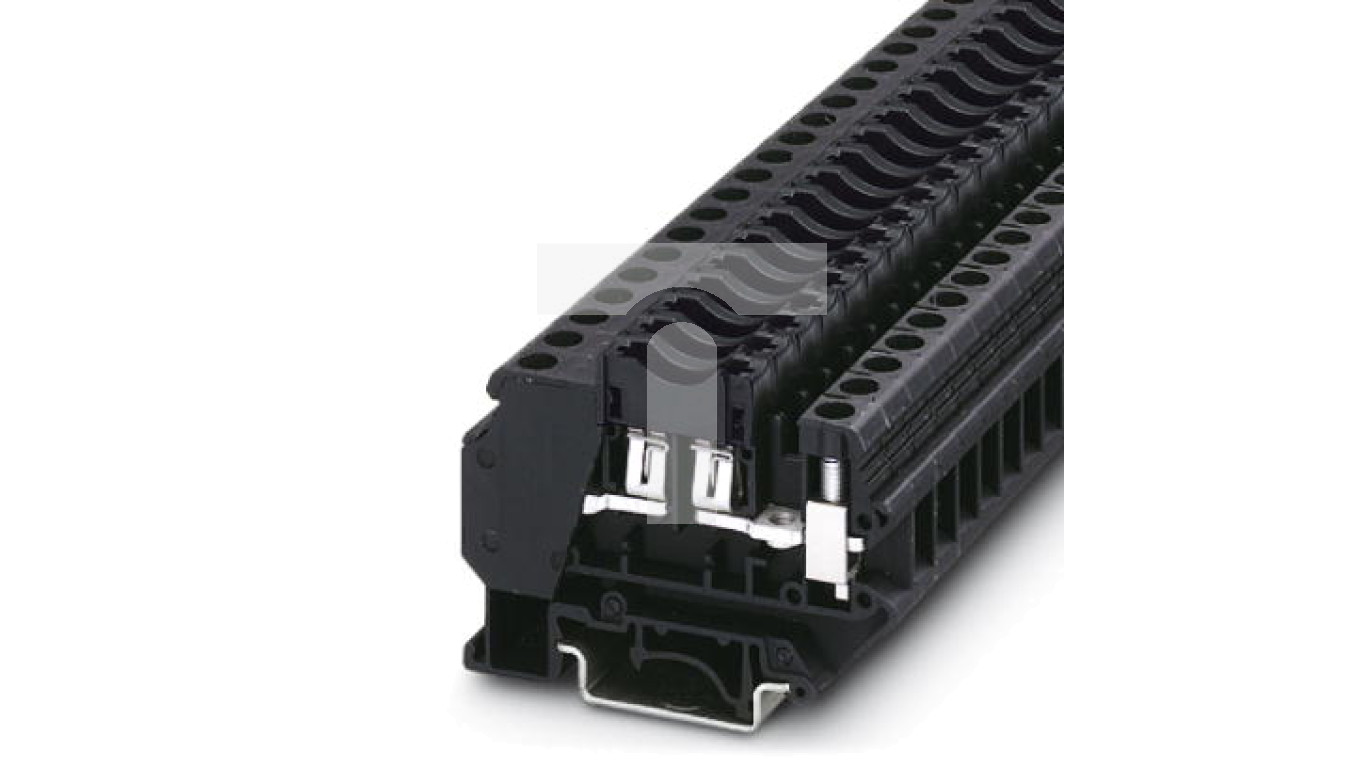 Z czka Szynowa 2 przewodowa 0 2 6mm2 Czarna UK 6 FSI C 3118203 
