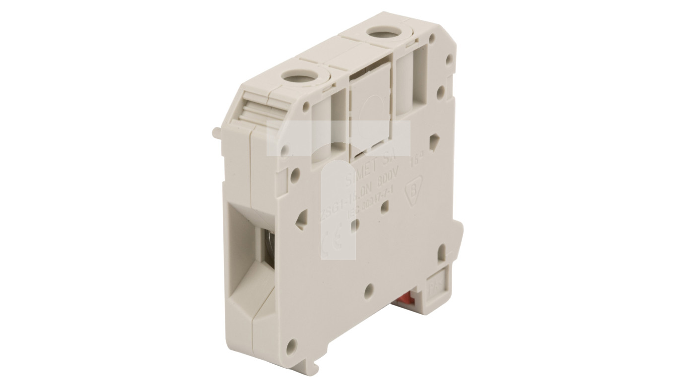 Złączka szynowa 2-przewodowa 16mm² szara NOWA ZSG 1-16.0Ns 11621312