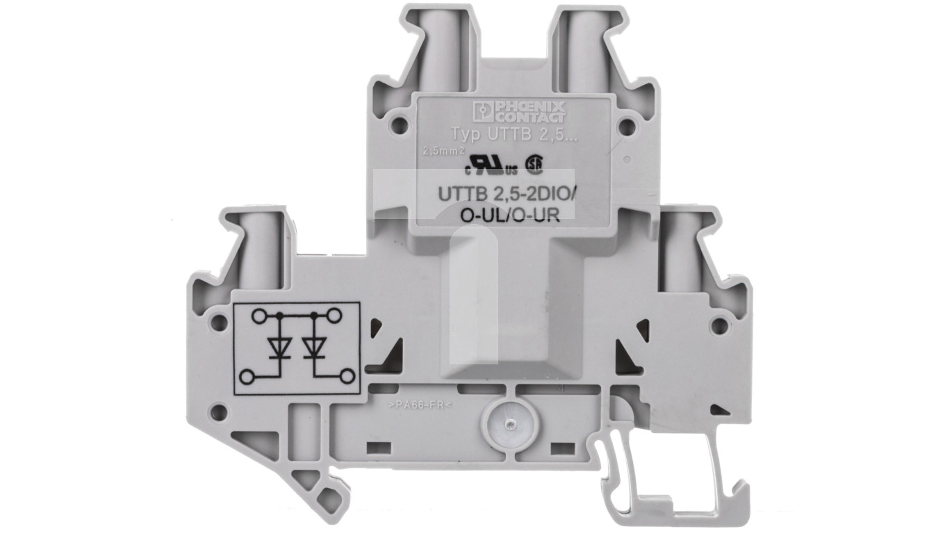 Złączka szynowa elementów kontrolnych 2-piętrowa 4-przewodowa 2,5mm2 ...