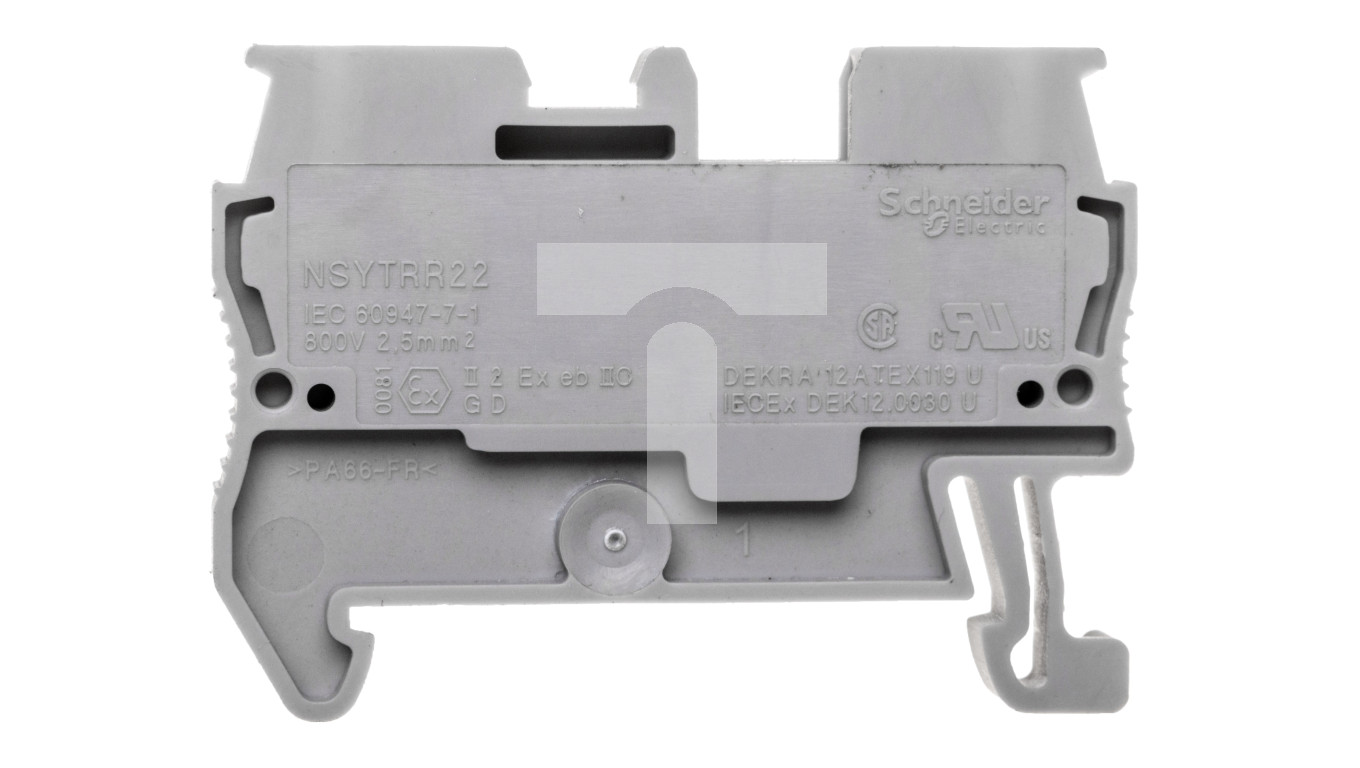Złączka szynowa przepustowa 2 PT 2,5mm2 NSYTRR22 /50 szt./ – Schneider ...