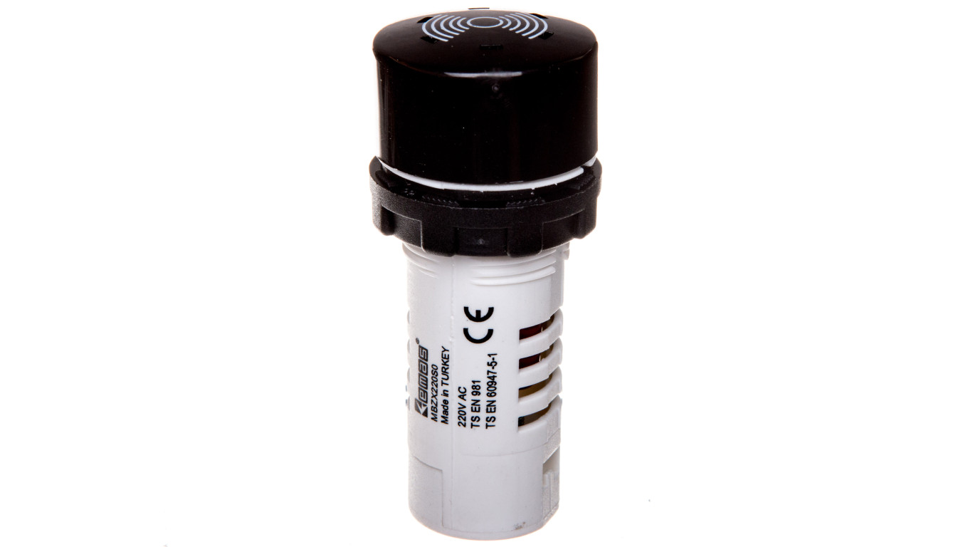Buzzer, Monoblock, 230V AC, 90db, Black T0-MBZX220S