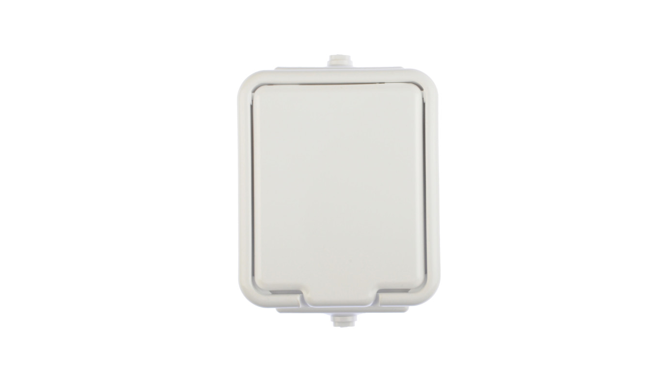 Airtight Single Socket with/u 16A IP44 White Cedar NT130H01