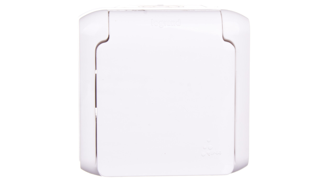 FORIX Single Socket with/u 16A IP44 with Trims White 782375