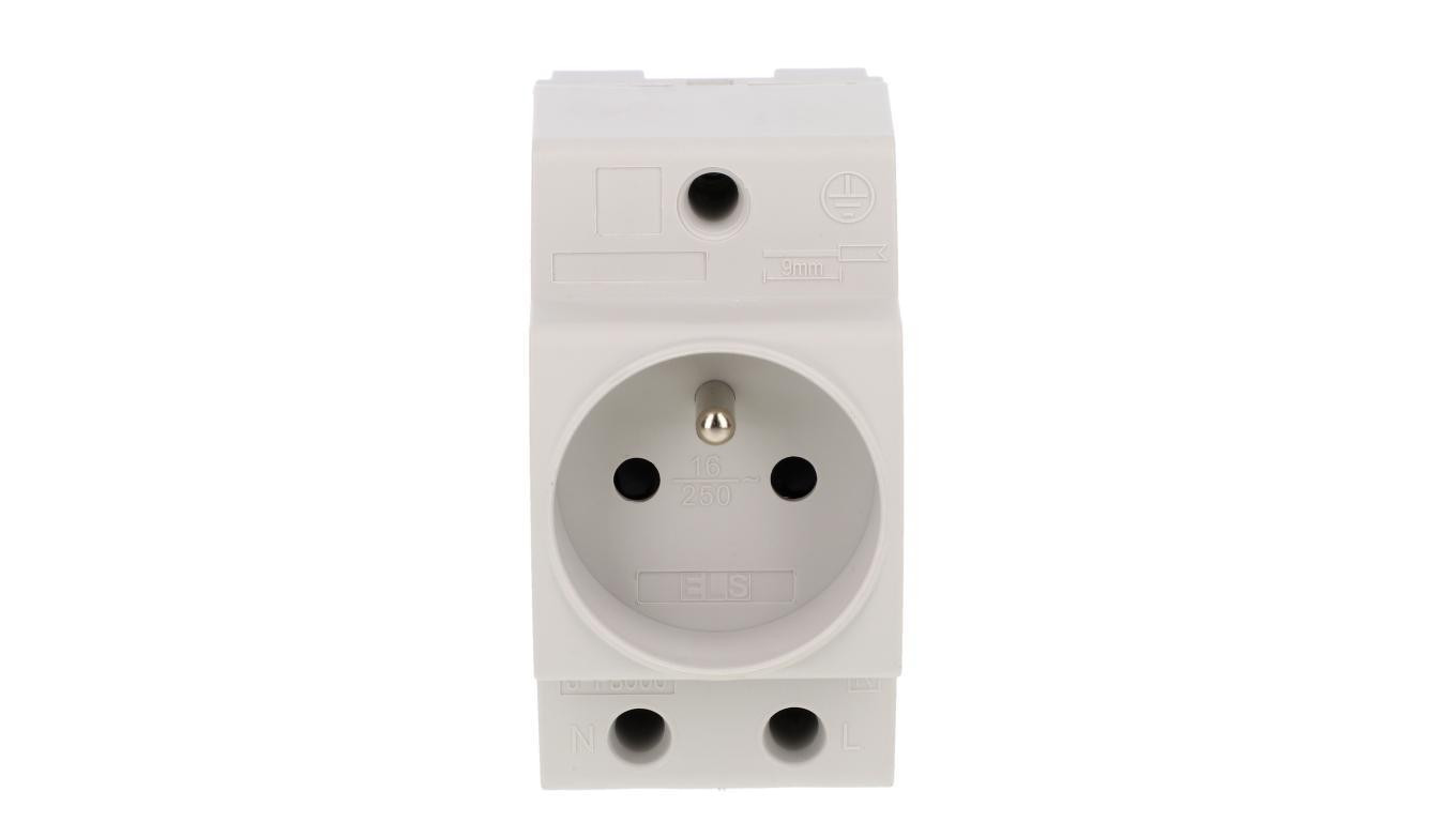 Service Module Socket 2P+Z 16A AUS16B Z Ground Pin
