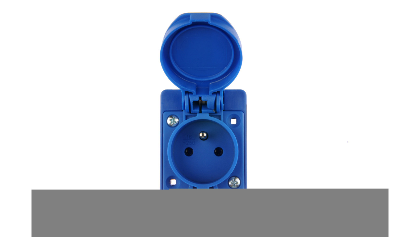 10/16A sign socket 2P + Z 230V sign sockets 104-0hp