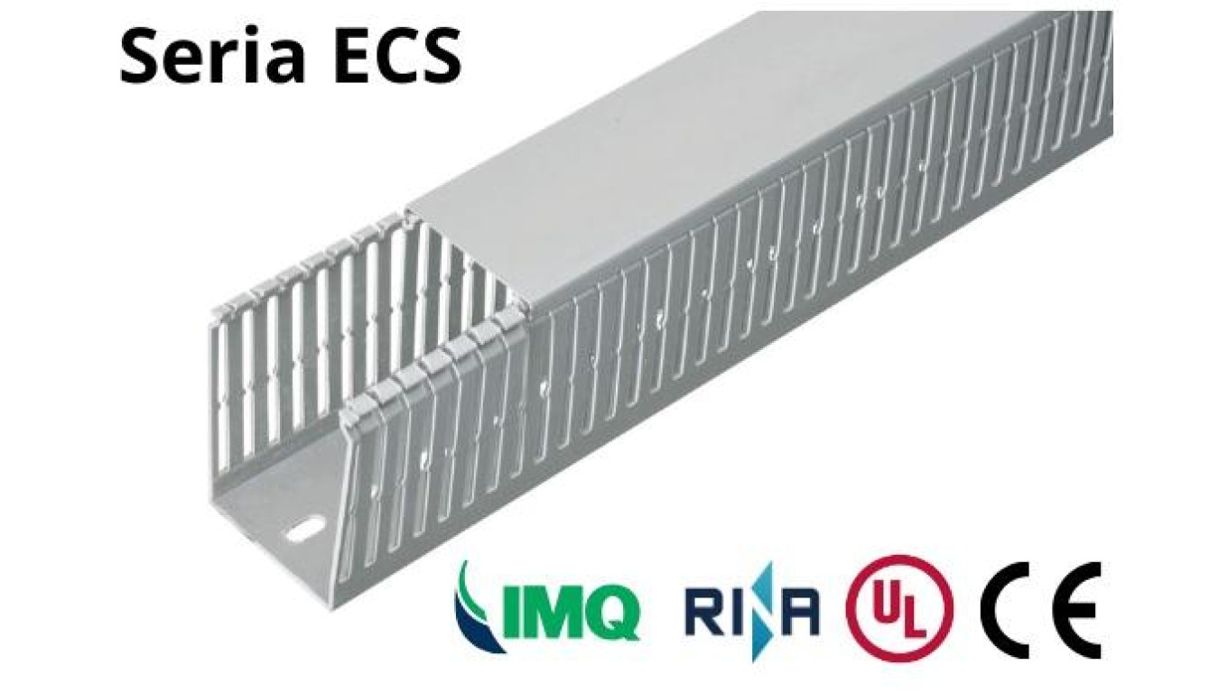 Comb trough self-extinguishing 80x100 grey from series S ECS80100