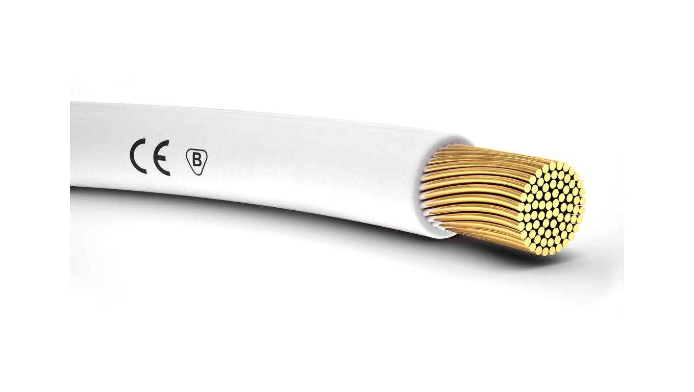 Installation Cable H05V-K (LgY) 0.5 White/ 100m 4510051