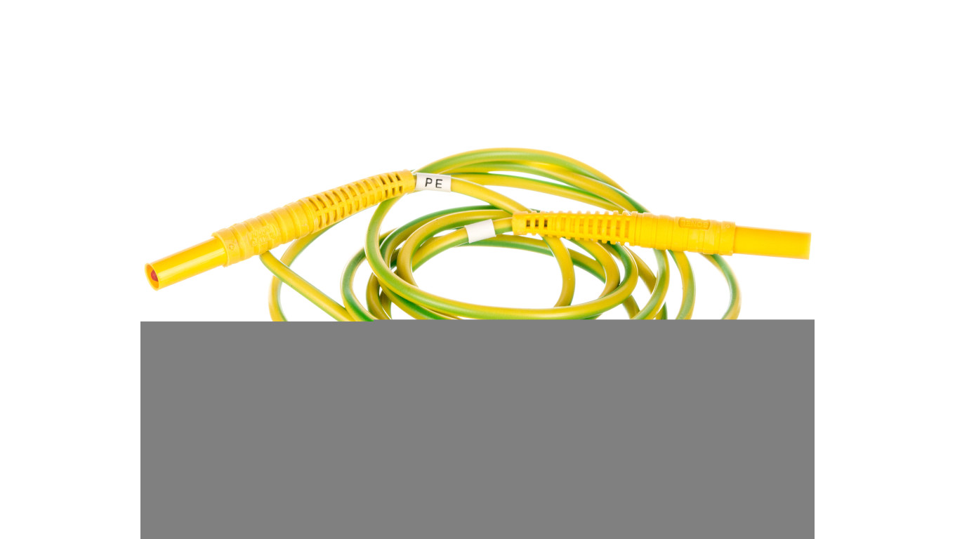2.2m Test Lead Yellow/ Plug Leads WAPRZ2X2YEBB