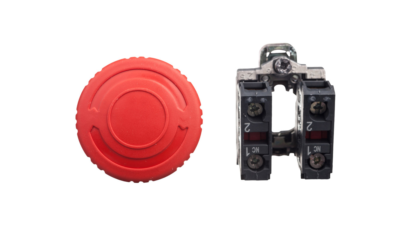 Security Button 22mm 2NC IP66 Harmony XB4 XB4BS8444