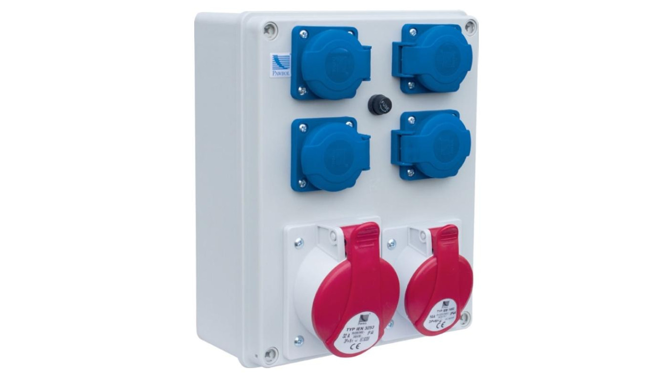 Distributor R-BOX 240 1x32A/5P 1x16A/5P 4x250V IP44 B.1100-02
