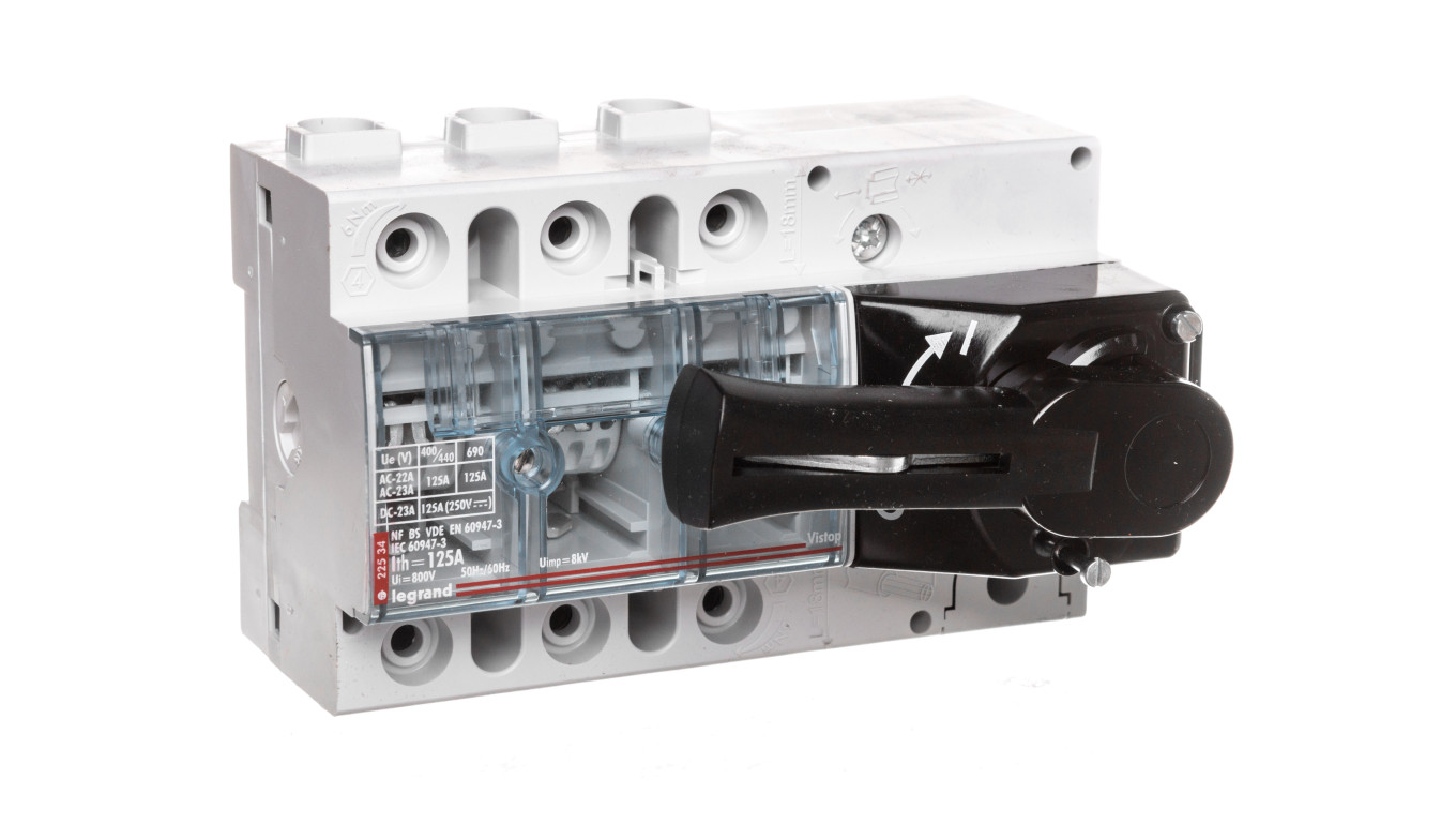 Insulated Disconnect Switch 3P 125A Disconnect Switch 022534