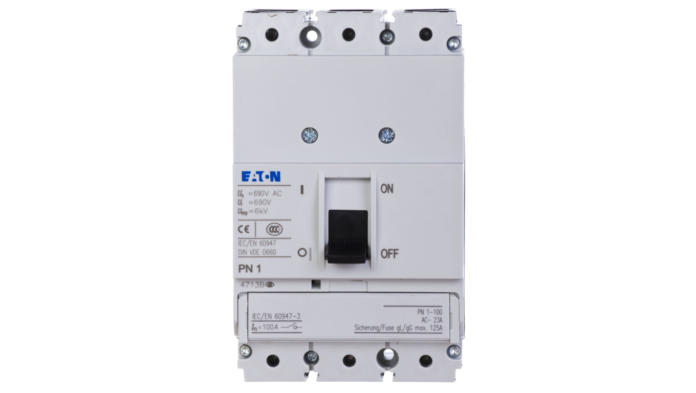 Circuit Breaker 3P 100A PN1-100 259141 LZM, NZM, LN, N, PN