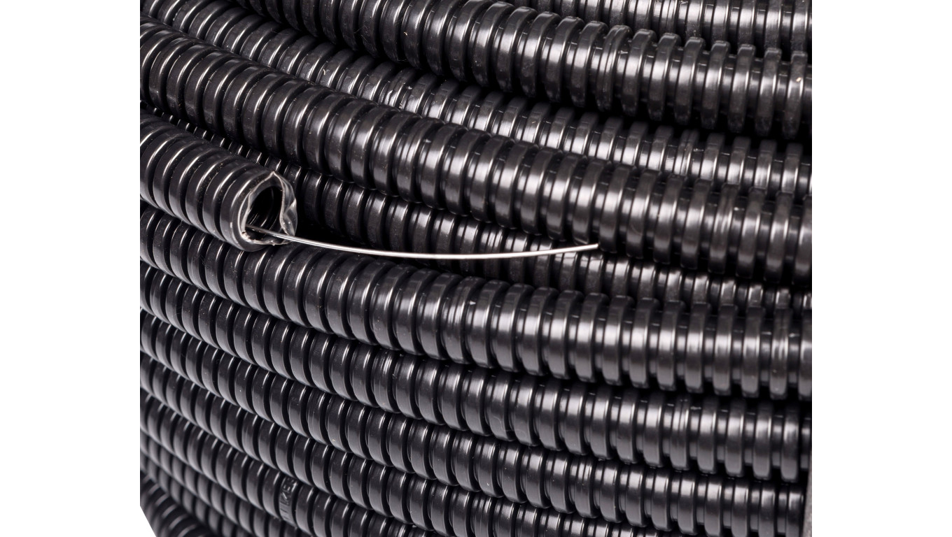 Corrugated Pipe with Remote Control 16mm Black 750N DX15116R