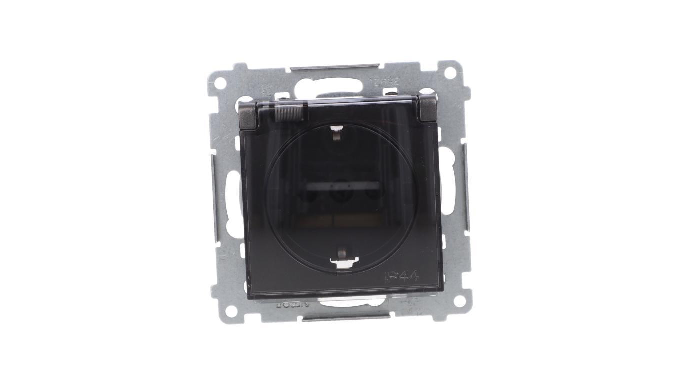 Schuko socket for version IP44 with Simon 54 DGSZ1BZ.01/48A