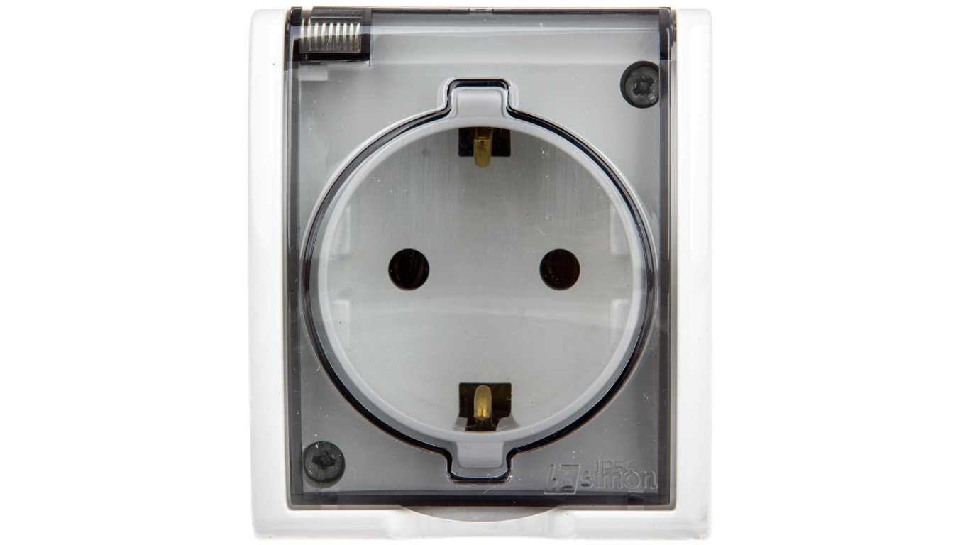 Simon Aquarius Airtight Single Socket AQGSZ1/11A