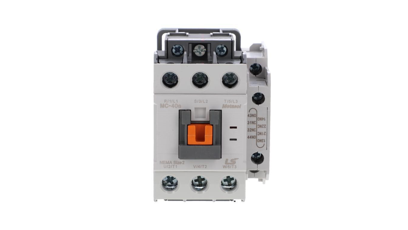 LS Electric Contactors, 40A in AC-3, MC MC-40A 230VAC 1A1B Power