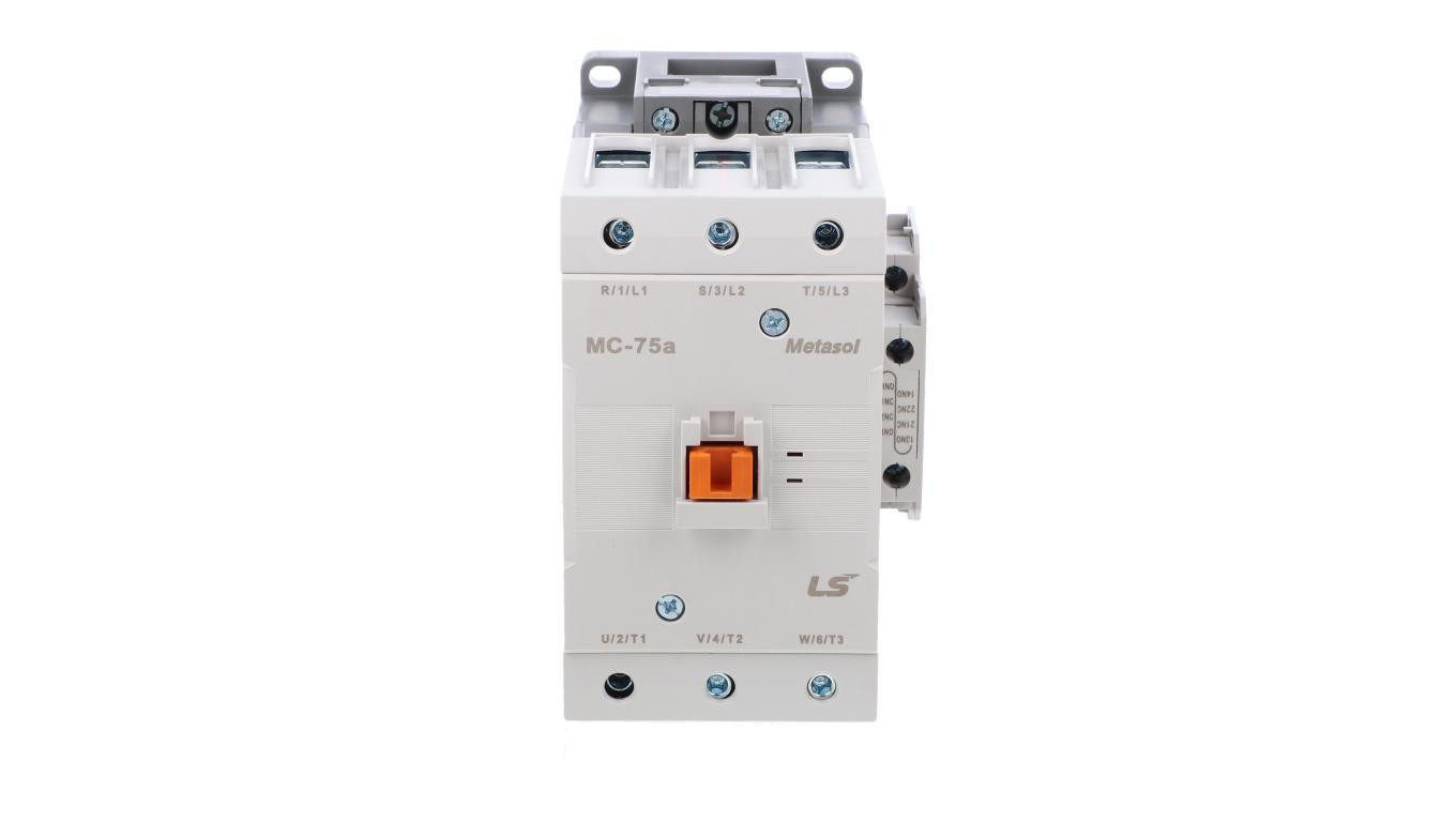 LS Electric Contactors, 75A in AC-3, MC MC MC-75A 230VAC 1A1B