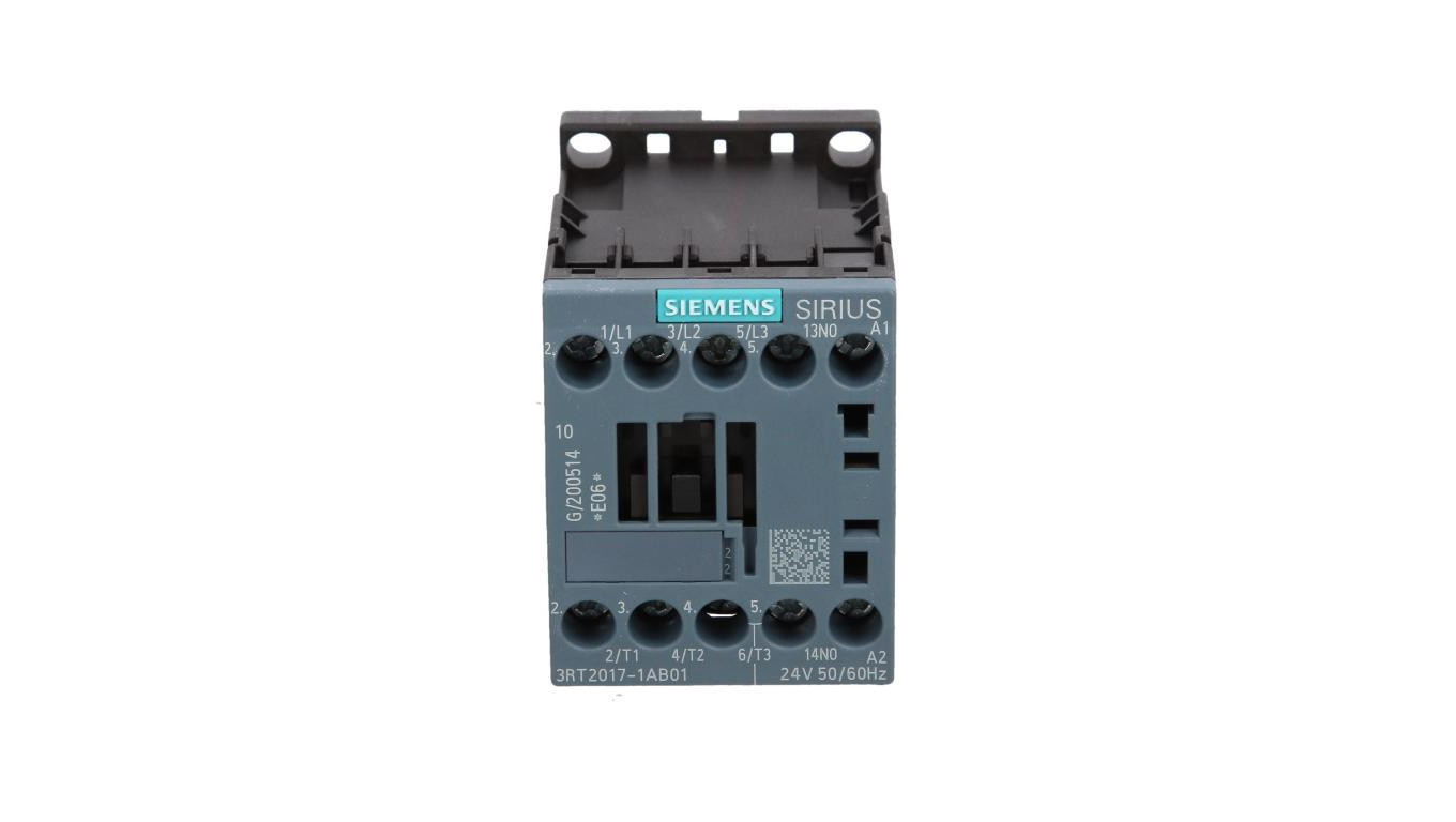 Power Contactors 12A 3P 24V AC 1Z 0R SIRIUS 3RT 3RH 3RT2017-1AB01