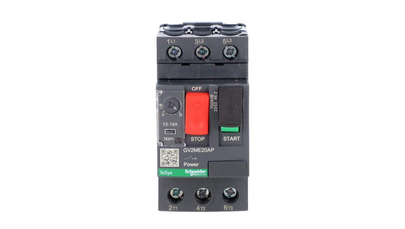 TeSys Deca Motor Switch 3P 7.5kW 13-18A DE GV2ME20AP