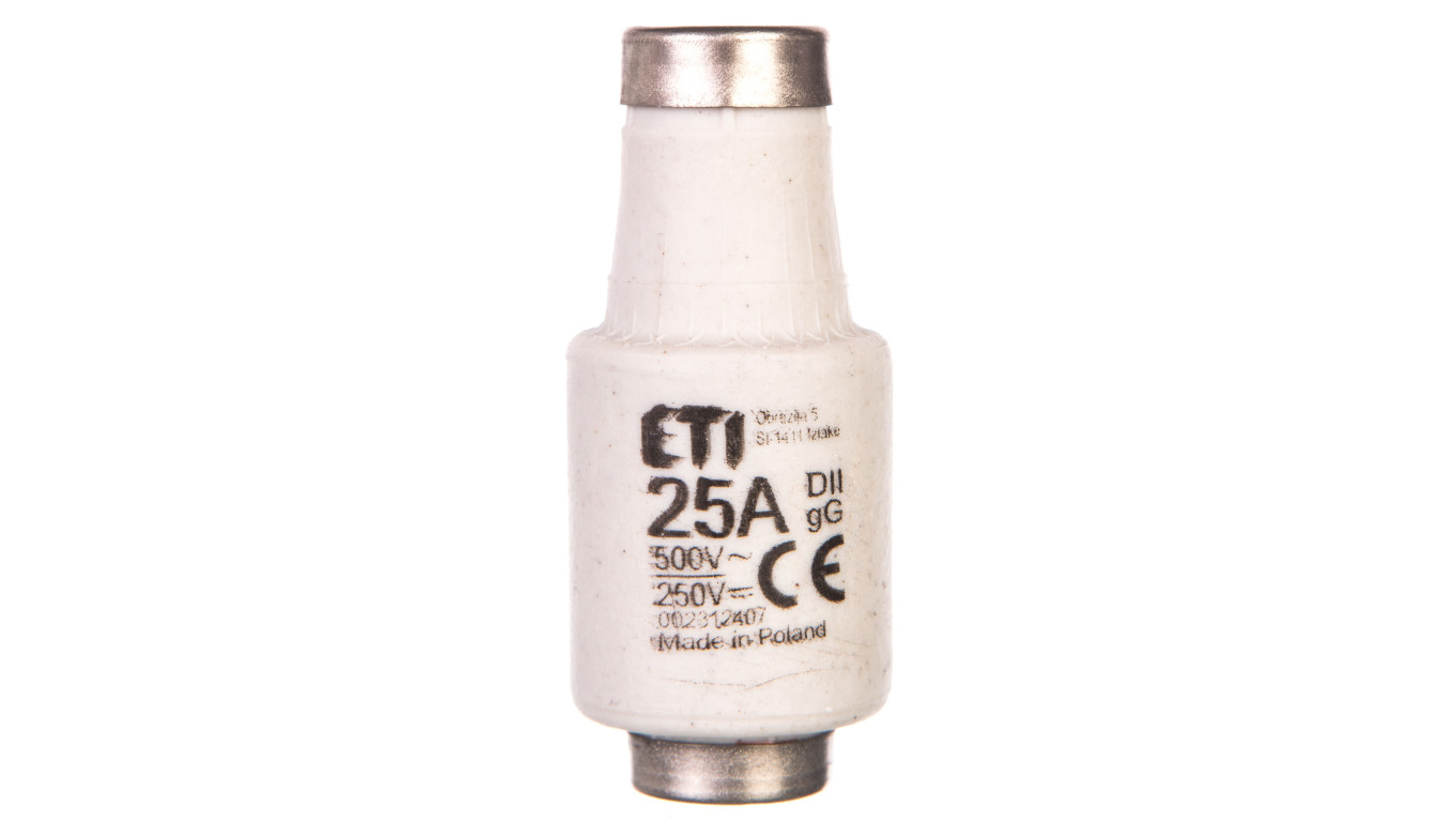Fuse block 25A DII gG/BiWtz inserts D 002312407