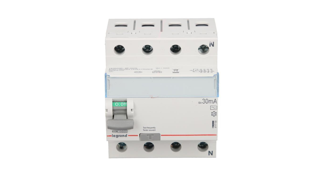 4P 63A 0.03A P300 Series TX3 411709 Residual Current Switch