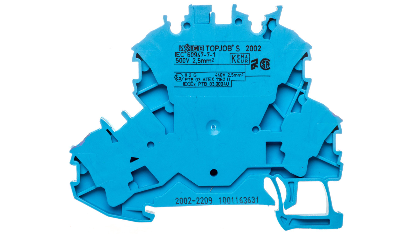 Fitting 2 Tier 2.5mm² N Blue 2002-2209 TOPJOBS